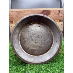 Vintage Table Talk Tin Pie Plate - Rustic Kitchen Decor – Used